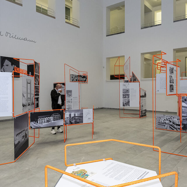Die Ausstellung „Harald Deilmann - Lebendige Architektur“ im Baukunstarchiv NRW.