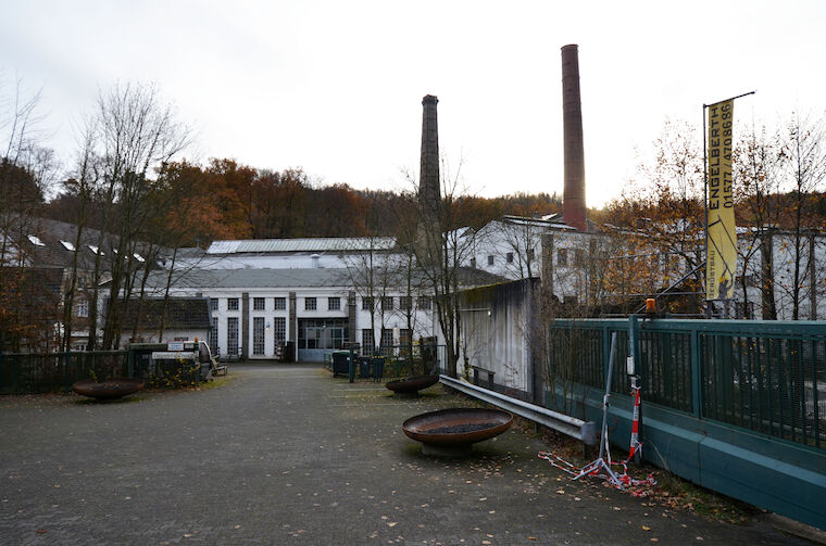 Industrieanlage Papiermühle an der Bröhl, Nürnbrecht. Foto: Karen Jung/ Paul Andreas