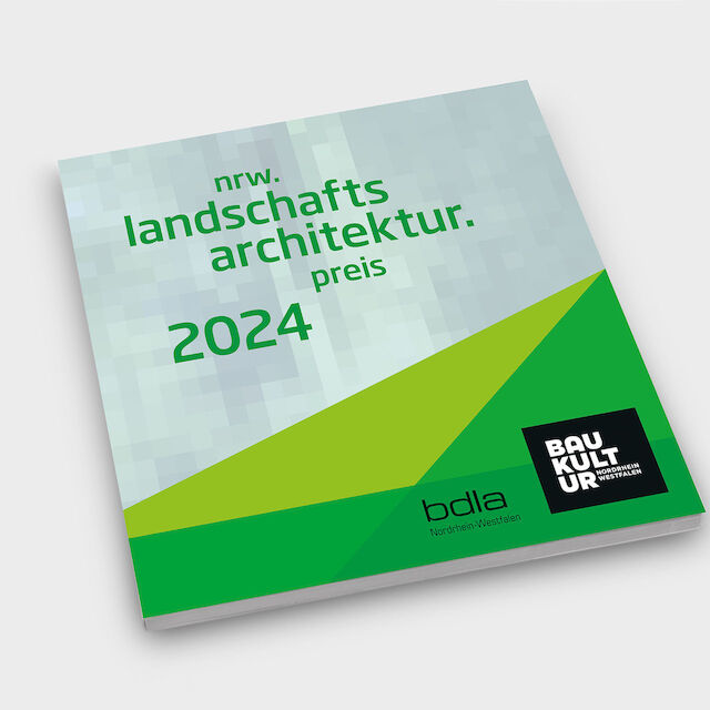 Die Broschüre des nrw.landschaftsarchitektur.preises 2024.