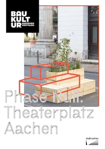 Cover „Phase Null: Theaterplatz Aachen“. Design: konter – Studio für Gestaltung