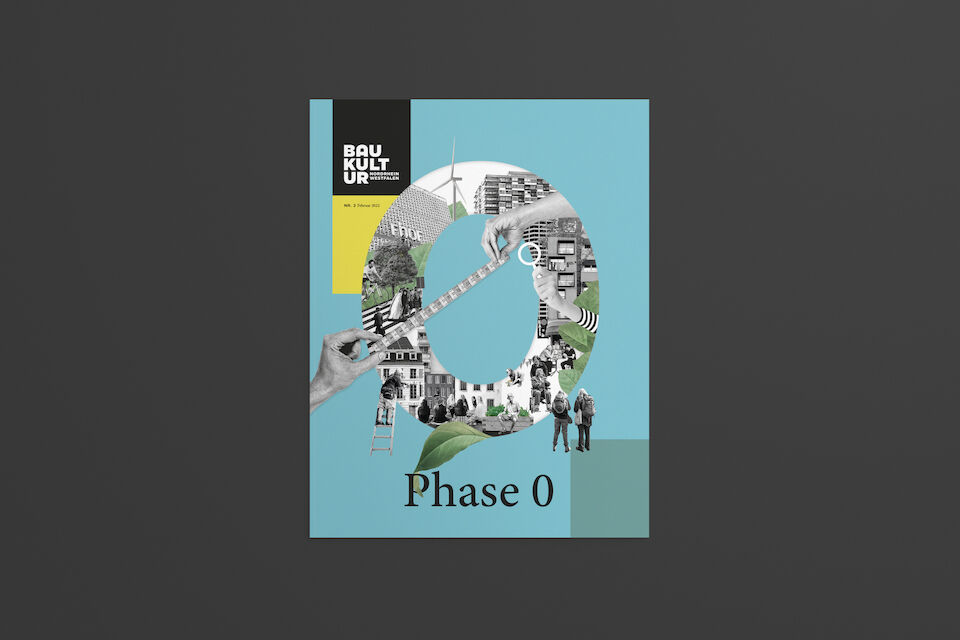 Themenheft „Phase 0“ von Baukultur Nordrhein-Westfalen.