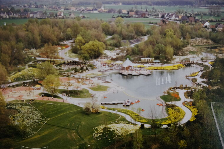 Luftbildaufnahme vom Maximilianpark. © RP Münster