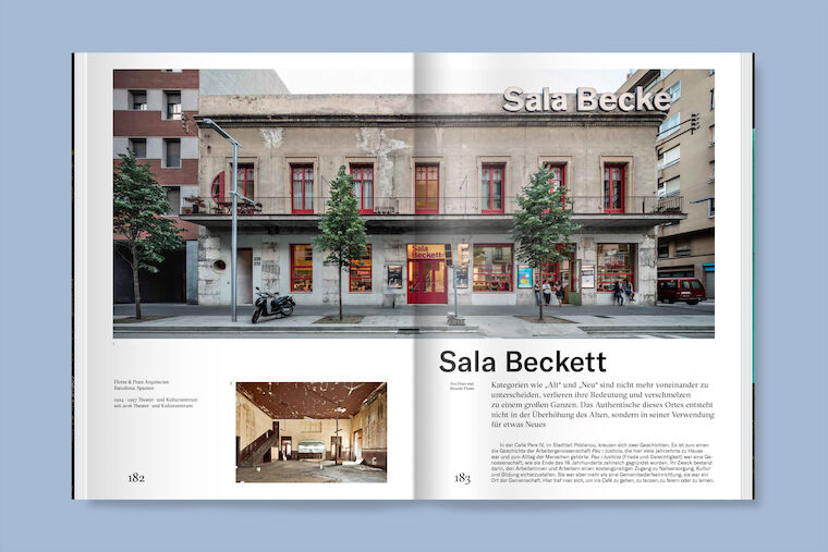 Sala Beckett von Flores i Prats Arquitectes, Barcelona, Spain. Design: konter – Studio für Gestaltung. Foto: Verlag Kettler
