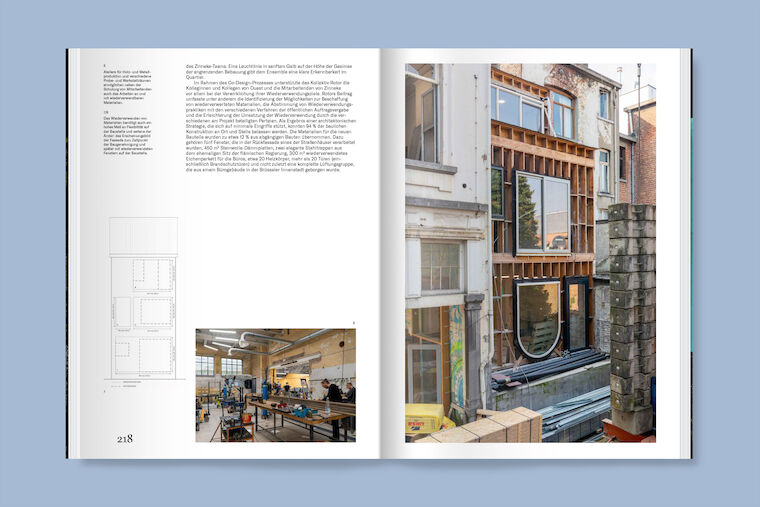 Zinneke von Ouest Architecture, Rotor, Zinneke, Matriciel Brüssel, Belgien. Design: konter – Studio für Gestaltung. Foto: Verlag Kettler