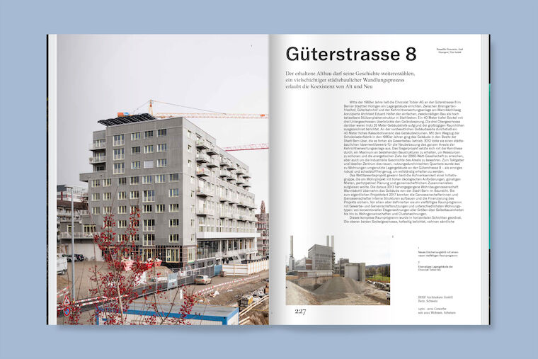 Güterstrasse 8 von BHSF Architekten, Bern, Schweiz. Design: konter – Studio für Gestaltung. Foto: Verlag Kettler
