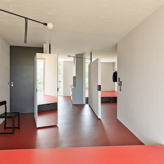 Eines der Projekte, die bei den Baukunst Lectures am 16. Januar vorgestellt werden: das Wohnhaus in der Stampfenbachstraße in Zürich vom Büro Edelaar, Mosayebi, Inderbitzin.
