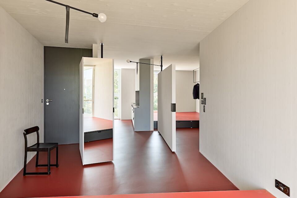 Eines der Projekte, die bei den Baukunst Lectures am 16. Januar vorgestellt werden: das Wohnhaus in der Stampfenbachstraße in Zürich vom Büro Edelaar, Mosayebi, Inderbitzin.