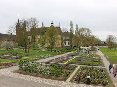Blick auf den Remtergarten (Klostergarten). Foto: Fenna Tinnefeld / Baukultur NRW