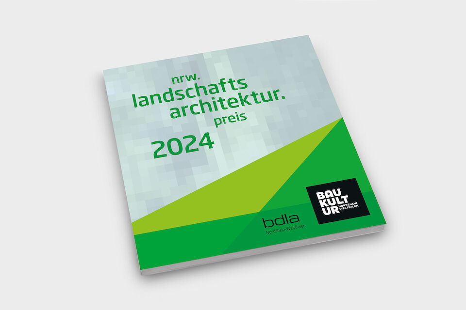 Die Broschüre des nrw.landschaftsarchitektur.preises 2024.