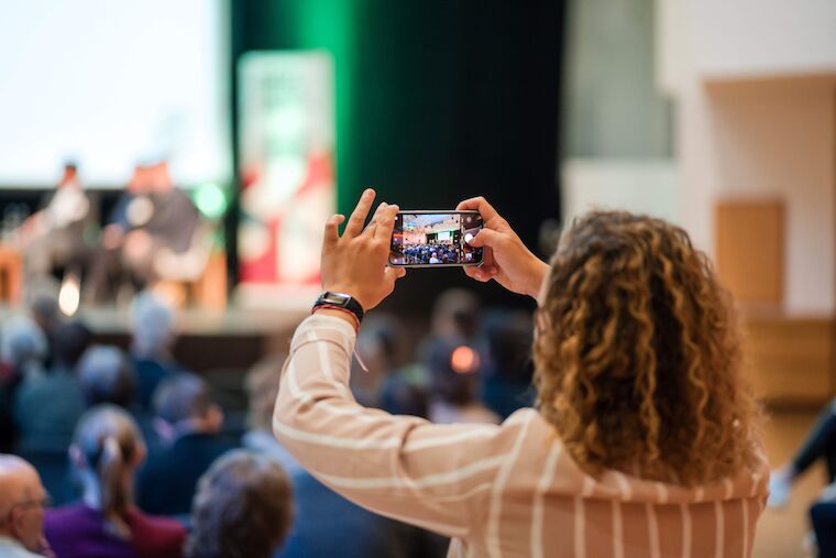 Perspektiven auf grün-blaue Infrastrukturen: der Kongress „Grün! Blau! Grau! Was braucht die Stadtlandschaft?“ von Baukultur NRW. Foto: Sebastian Becker