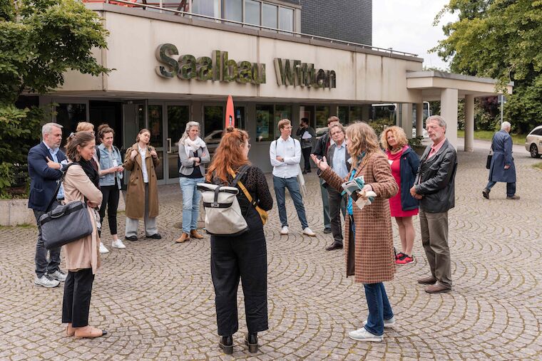 Startpunkt für den Spaziergang durch das Wiesenviertel in Witten. Foto: Sebastian Becker