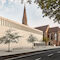St. Marien, 1867–1872 erbaut, Architekt: Gerhard August Fischer (1833–1906); ursprüngliche Nutzung: Pfarrkirche der Katholischen Propsteigemeinde St. Peter und Paul des Bistums Essen. 2002 profaniert.  2012 Wettbewerb Musikzentrum Bochum, 1. Preis und Realisierung: Bez + Kock Architekten, Stuttgart. Oktober 2016 eröffnet Oktober 2016 Eröffnung als Konzerthaus für die Bochumer Symphoniker und Saal für die städtische Musikschule, „Anneliese Brost Musikforum Ruhr“ der Stadt Bochum. Das Gebäude der ehemaligen St. Marienkirche dient als Foyer und Veranstaltungsort für beide Säle. Foto: Christian Huhn