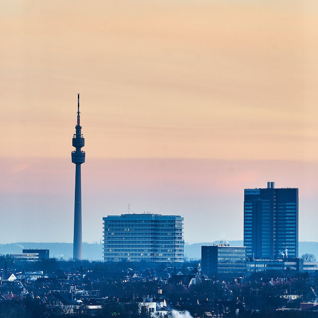 Dortmund aus Sicht vom „U“ (View from the Dortmund U).