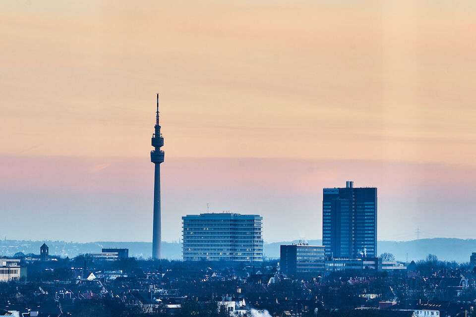 Dortmund aus Sicht vom „U“ (View from the Dortmund U).