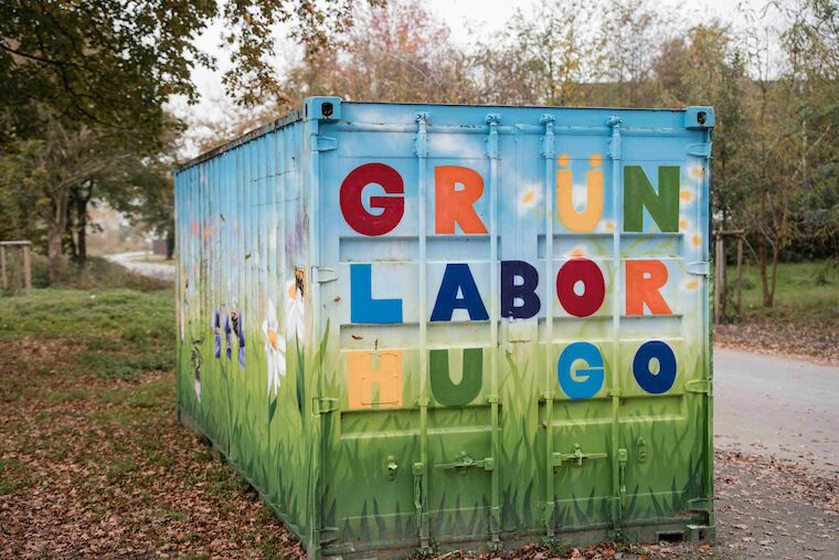 Mit dem „Grünlabor Hugo“ hat sich ein Ort zur Umweltbildung auf dem Gelände der Zeche Hugo in Gelsenkirchen etabliert. Foto: Sebastian Becker