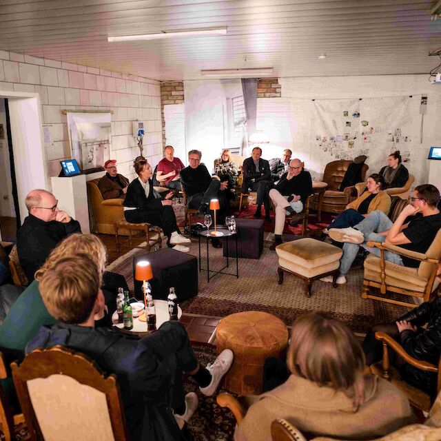 Ort der Diskussion zum Umbauen: das UmBauLabor von Baukultur NRW in Gelsenkirchen.