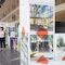 Die Ausstellungsmodule von „Kunst und Bau. Perspektiven aus NRW“. Foto: Claudia Dreyße