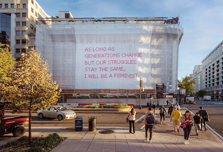 SOLANGE-NETZ, Nummer 27; Oktober 2022 bis Mai 2023, National Museum of Women in the Arts, Washington D.C., USA. Foto: Kevin Allen