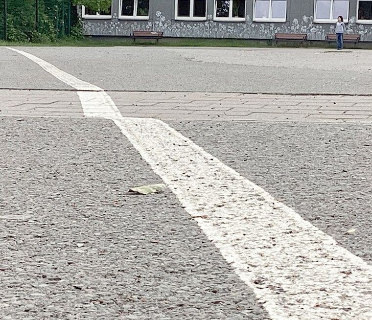 Linien, Flächen und Strukturen werden durch den fotografischen Blick der Schülerinnen und Schüler neu entdeckt. Foto: 5. Klasse Emscherschule Aplerbeck