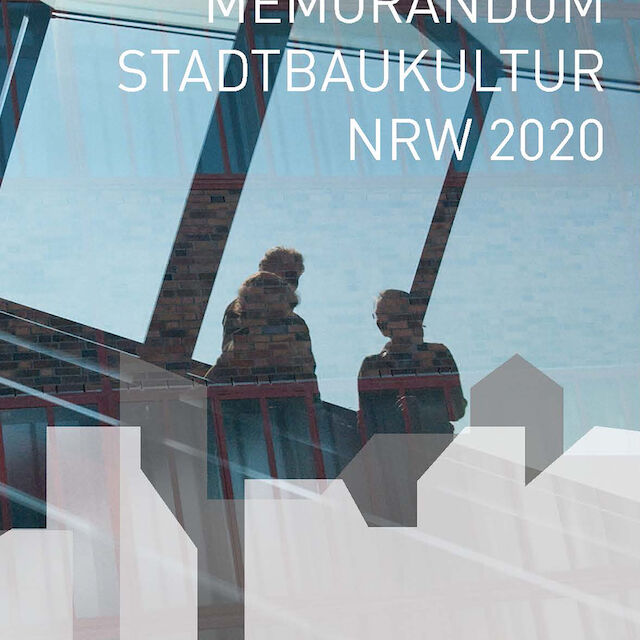 Cover der Publikation „Memorandum StadtBauKultur NRW 2020“.