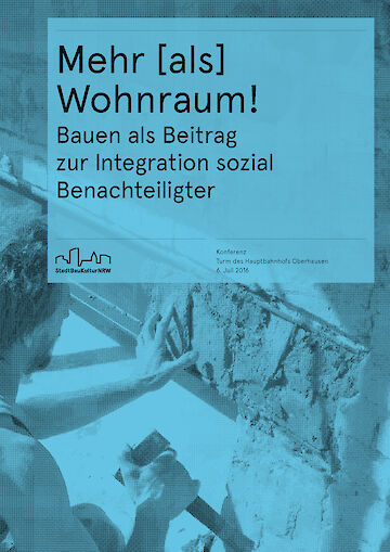 Cover der Publikation Mehr [als] Wohnraum! Foto: Baukultur Nordrhein-Westfalen
