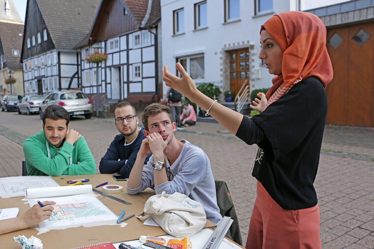 In der Stadt Nieheim arbeiten die Heimatwerker an den Ideen zur zukünftigen Nutzung. Foto: StadtBauKultur NRW