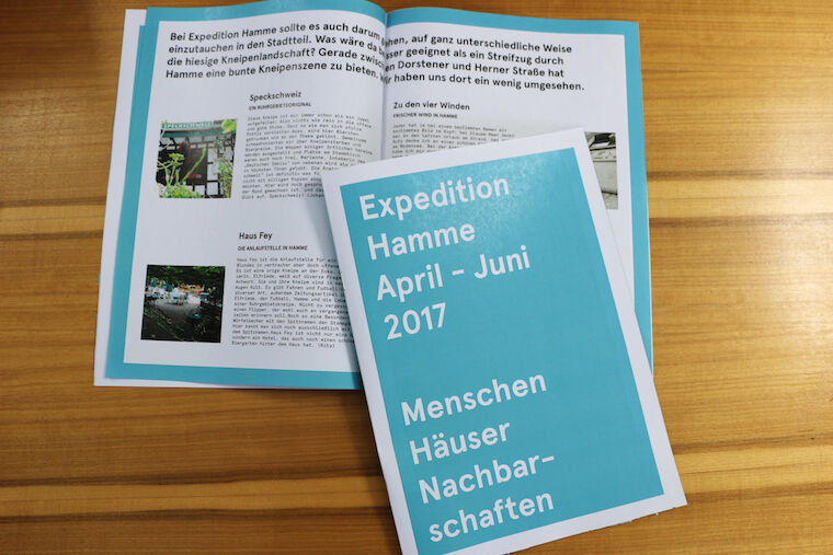 Ergebnisbroschüre zur Expedition Hamme. Foto: StadtBauKultur NRW