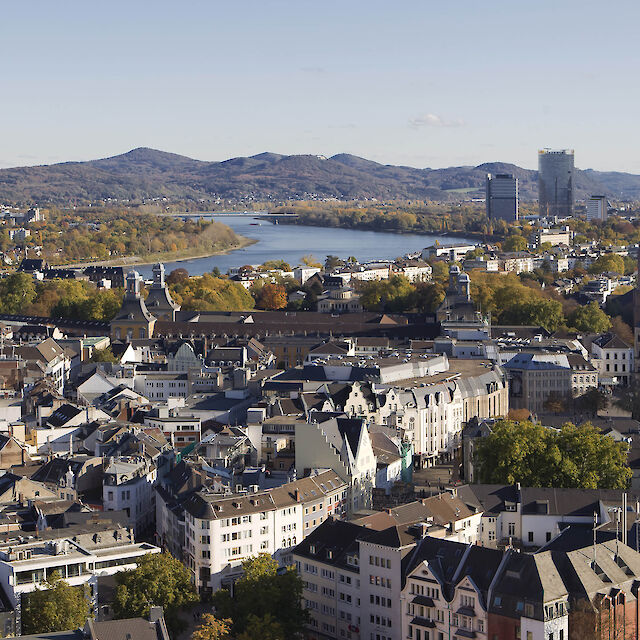 Blick auf Bonn.