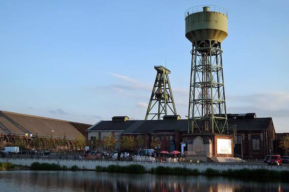 Auf dem Gelände von Parkwerk Lohberg soll der Wasserturm umgebaut werden.