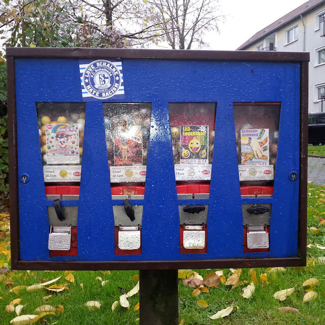 Der Kinderstadtplan zeigt Kaugummiautomaten in Bochum.