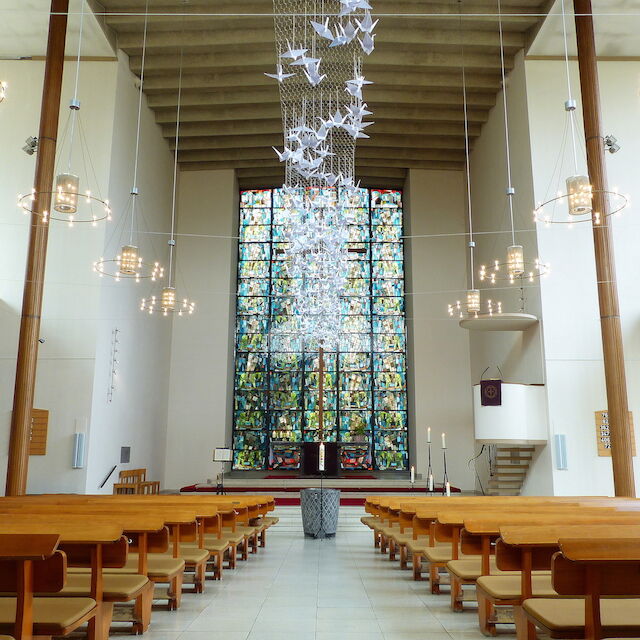Die Pauluskirche in Gelsenkirchen-Bulmke ist die erste Station der Wanderausstellung.